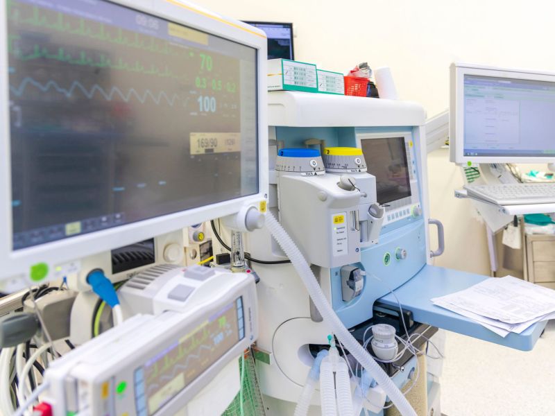 Anästhesiearbeitsplatz